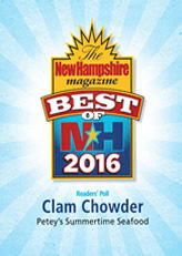 Peteys Summertime Seafood & Bar - Best Clam Chowder 2016